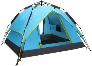 Outdoor Tent 3-4 People Automatic Thickening Rainproof Outdoor Camping Tent