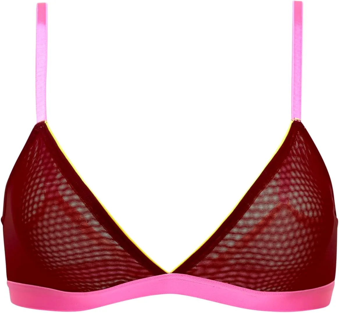 Parade Women's Silky Mesh Triangle Bralette