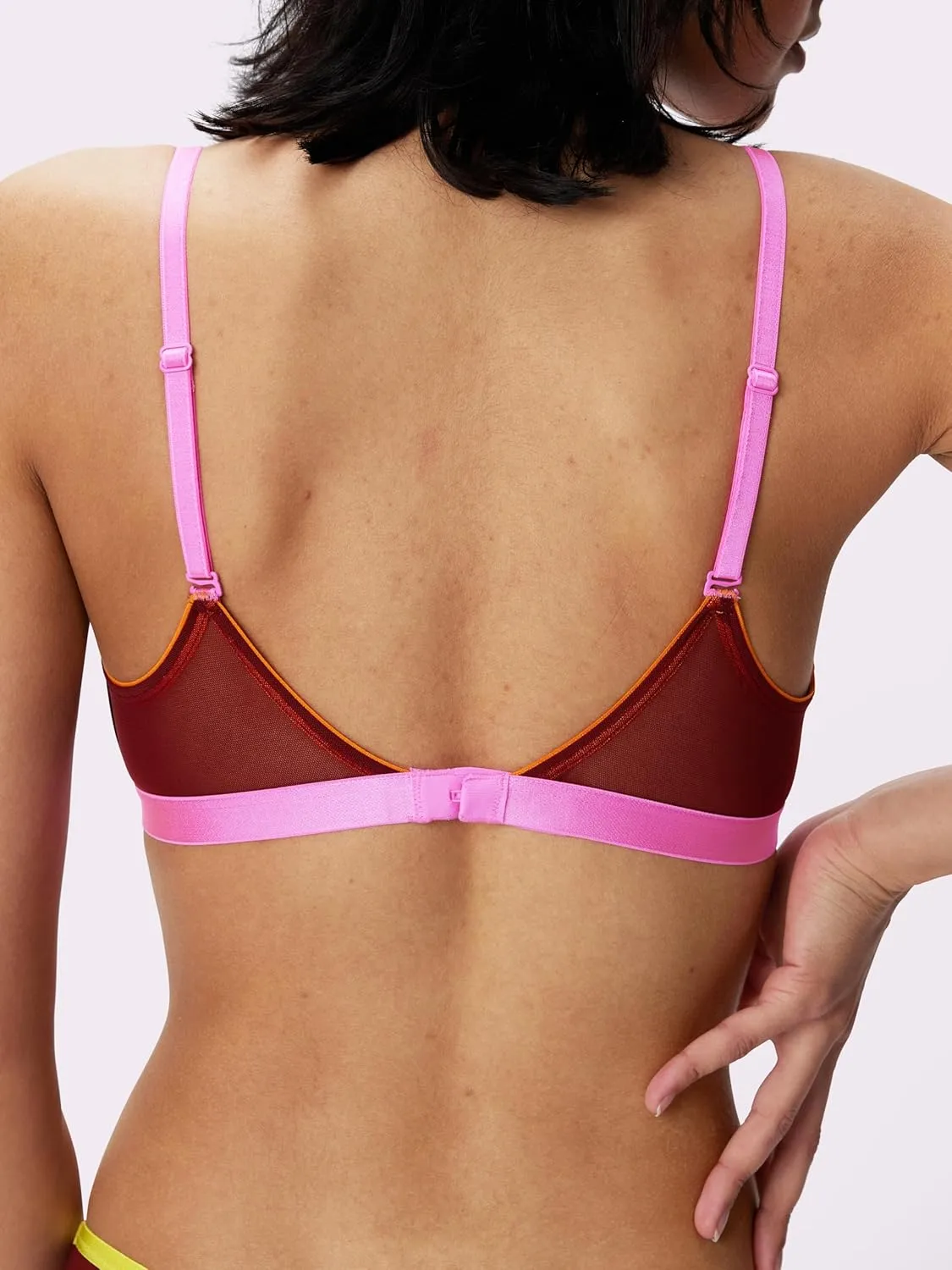Parade Women's Silky Mesh Triangle Bralette