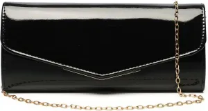Patent Leather Envelope Clutch Womens Evening Handbag Stylish Crossbody Shoulder Bag Purse for Christmas Wedding Party Prom
