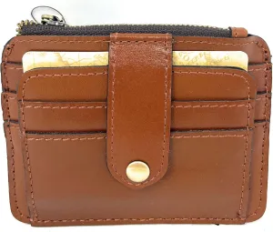 Patricia Nash Leather Cassis ID Card Case Wallet, Tan