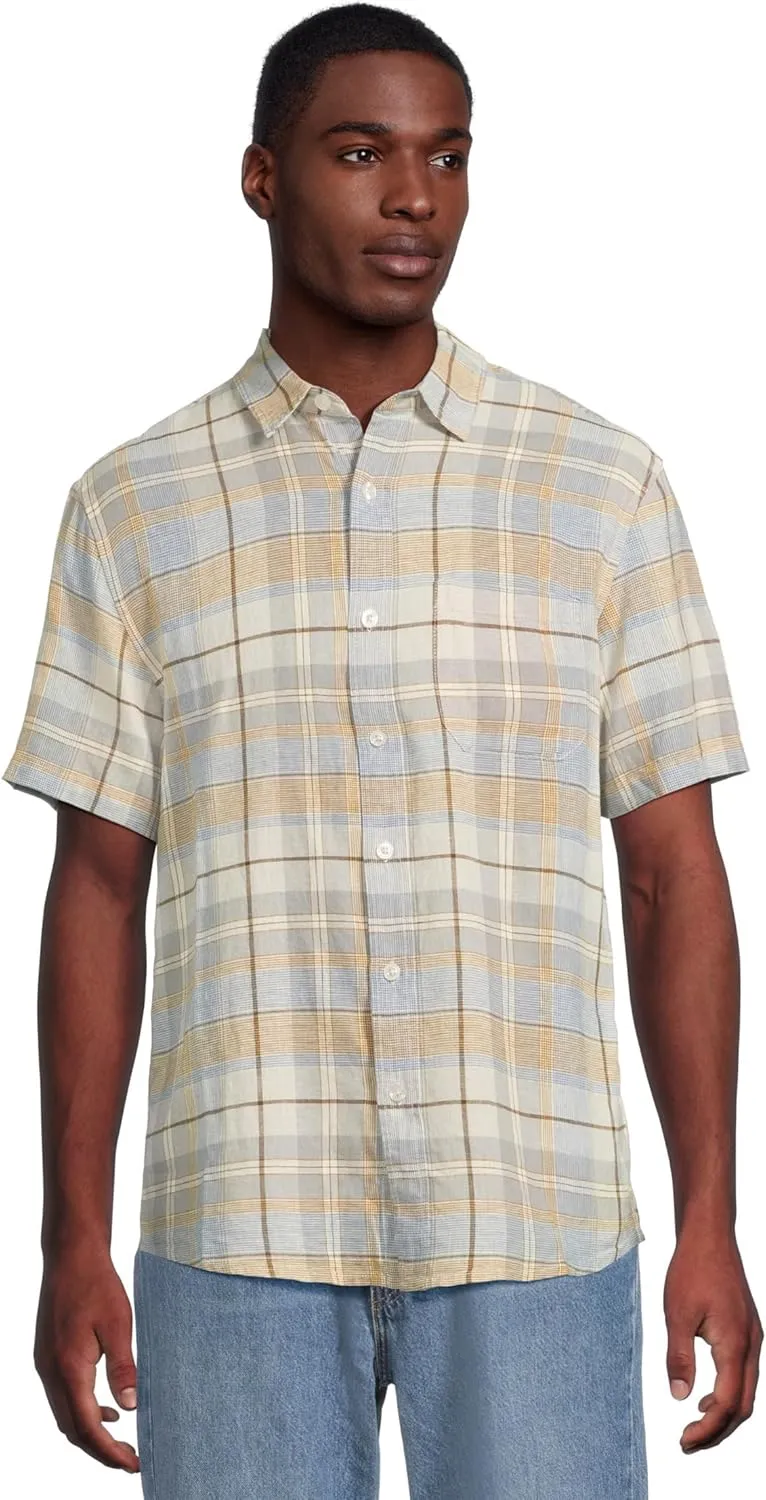 PENDLETON Men's Dawson Linen Shirt Short Sleeve