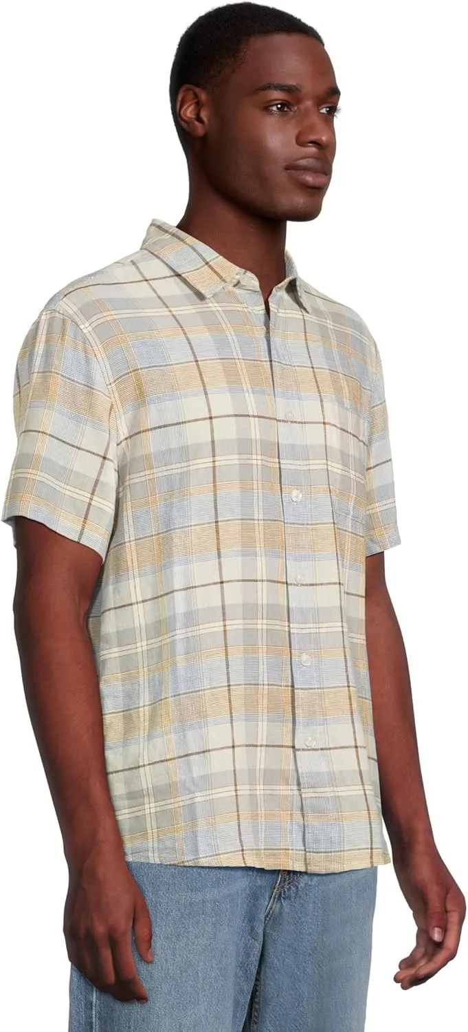 PENDLETON Men's Dawson Linen Shirt Short Sleeve