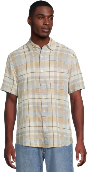 PENDLETON Men's Dawson Linen Shirt Short Sleeve