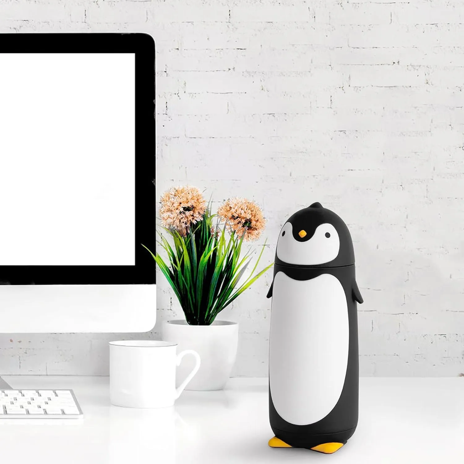 Penguin Stainless Steel Vacuum insulated tumblers Travel Mug Tea Water Bottle Coffee Flask
