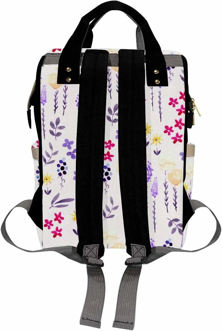 Personalized Diaper Bag Backpack with Name for Baby Girls, Custom Name Baby Bag Nursing Nappy Bag Travel Tote Bag Handbag Shoulder Bag Gifts for Mom Girl, Customized Kids Schoolbag, Baby Shower Gifts