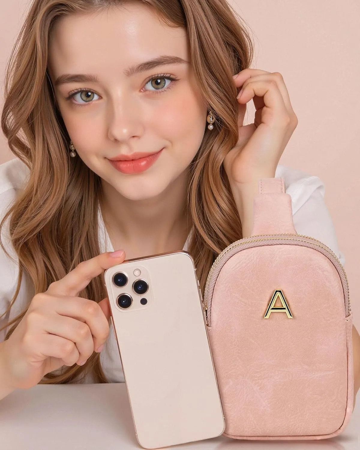 Personalized Sling Bag for Girls, Lightweight Small Crossbody Purse, Birthday Gift for Daughter from Mom, Gifts for Granddaughter from Grandma, Cute Trendy Stuff for Besties Friends Nieces