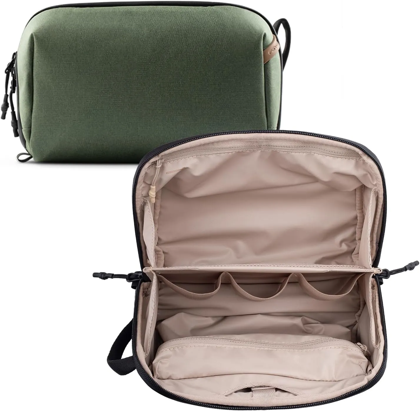 PGYTECH Travel Toiletry Bag for Men & Women, Hanging Compact Pouch, Waterproof Dopp Kit for Traveling, Shaving Bag Makeup Bag Organizer for Toiletries