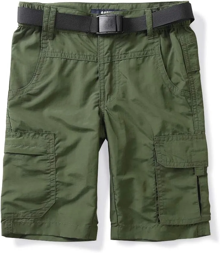 Phorecys Boy's Men's Quick Dry Scout Shorts Outdoor Athletic Hiking Golf Fishing Shorts
