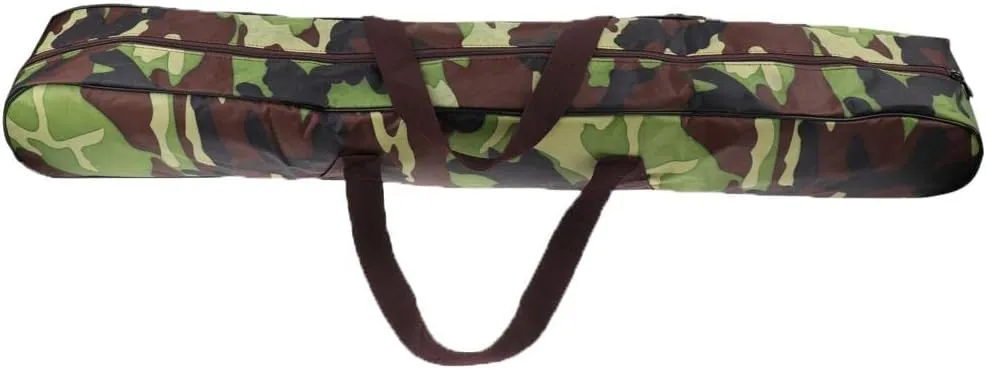 pistro Awning Tent Pole Storage Bag Holder Camping Trekking Hiking Stick Carrier - Camo 98cm