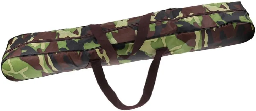 pistro Awning Tent Pole Storage Bag Holder Camping Trekking Hiking Stick Carrier - Camo 98cm
