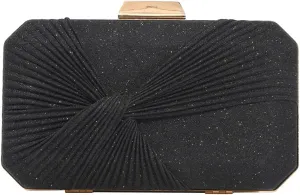 Pleated Evening Bag Sparkly Sequin Clutch Bag for Women Sparkly Handbag Bridal Wedding Purse Elegant Crossbody Bag