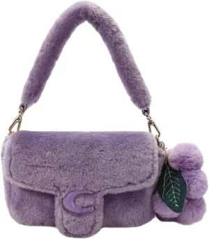 Plush Crossbody Fluffy Underarm Bag Shoulder Bag Vintage Handbag