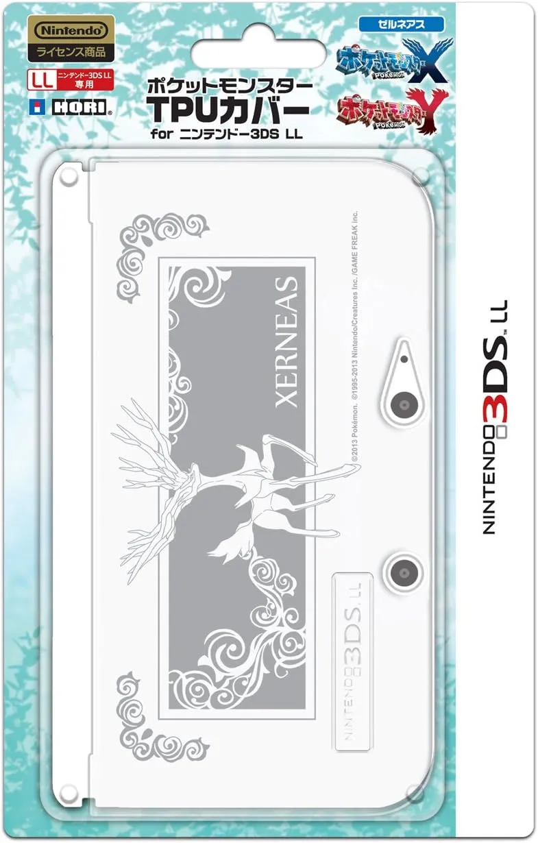 Pokemon 3DS XL TPU Silicone Cover XERNEAS Case Protector Clear XY