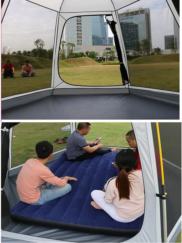 Pop Up Tent Family Camping Tent 3-4 Person Automatic Tent Waterproof Windproof Portable Cabana Tent for Camping Hiking Mountaineering, Green