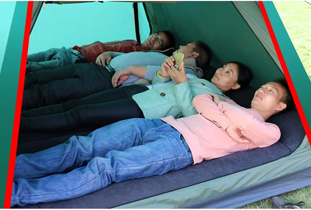 Pop Up Tent Family Camping Tent 3-4 Person Portable Tent Automatic Tent for Camping Hiking Mountaineering, Yellow