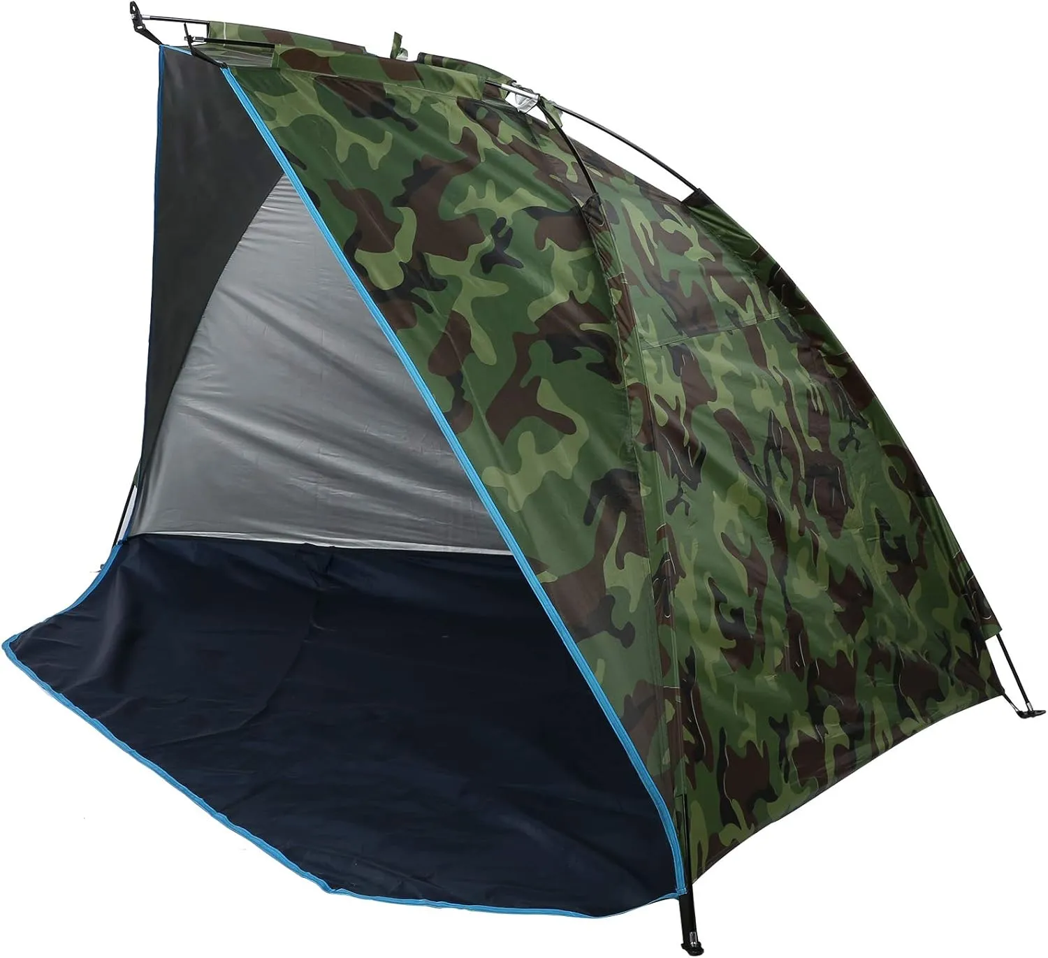 Portable Camouflage Fishing Shelter Tent Waterproof Sunshade Two Person Camping Tent for Outdoor Activities