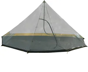 Preself Half Inner Mesh for Tipi Hot Tent T3 XL with Oxford Bathtub Bottom