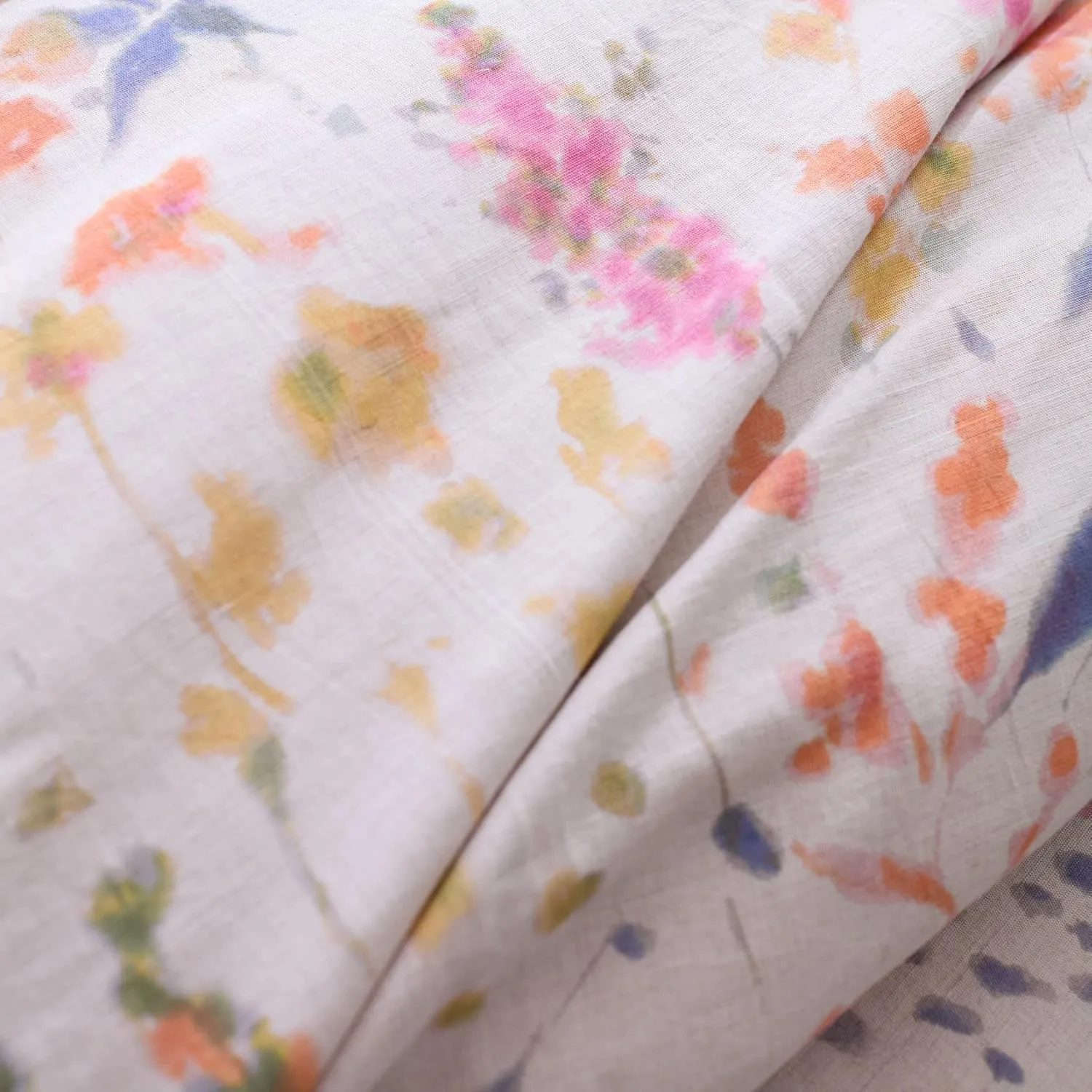Pressed Flowers Multi Sham, Standard Size, Multi Floral Pattern