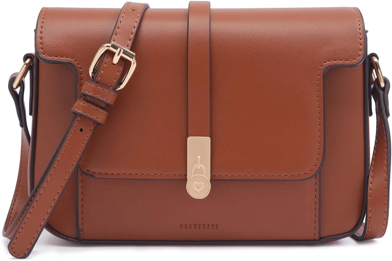 Prettyzys Crossbody Bag for Women，Trendy Small Shoulder Bag Phone Wallet Purse for Women
