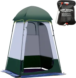 Privacy Large Changing Shower Tent - Portable Quick Easy Installation Shower Bag Camping Outdoor Toilet Shelter 94” x 63” x 63” Beach Sun Protection Ventilation Waterproof