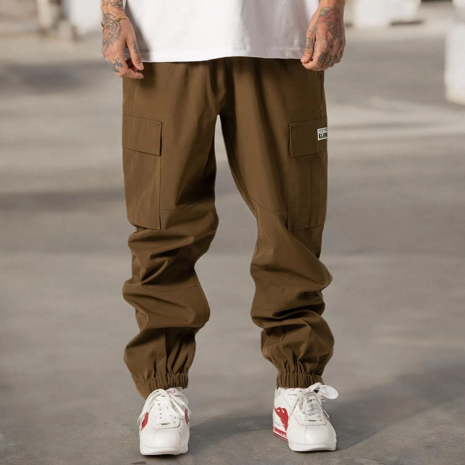 Pro Club Men's Nylon Cargo Pants