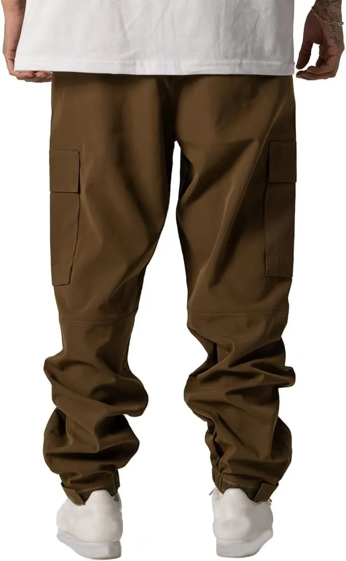 Pro Club Men's Nylon Cargo Pants