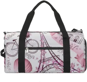 Psychedelic Sun Moon Stars Tie Dye Fitness Bag with Large Capacity Backpack And Waterproof Bag