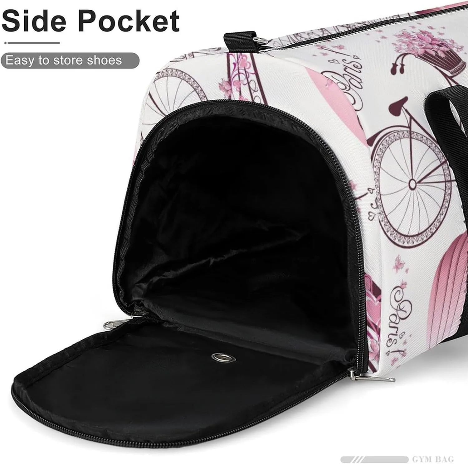 Psychedelic Sun Moon Stars Tie Dye Fitness Bag with Large Capacity Backpack And Waterproof Bag