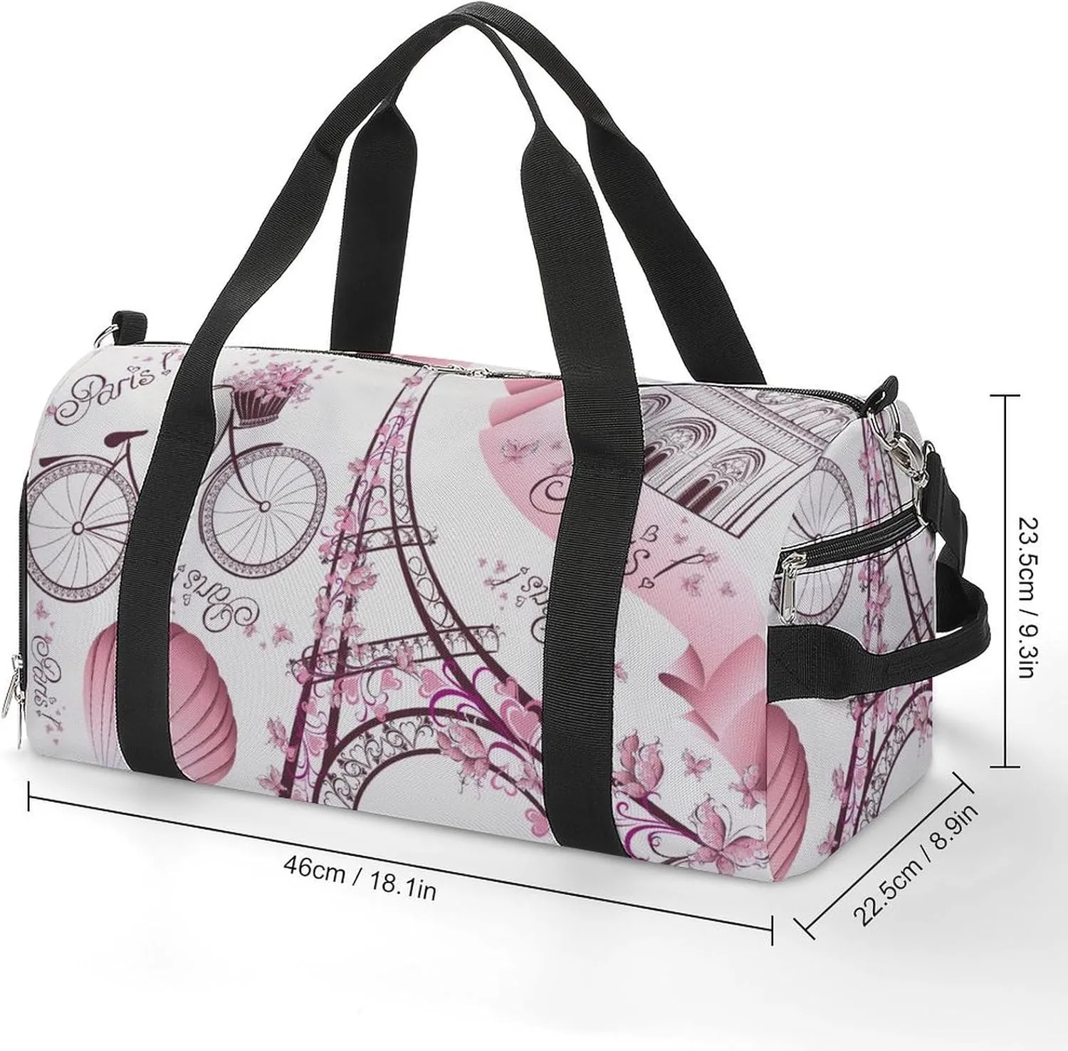Psychedelic Sun Moon Stars Tie Dye Fitness Bag with Large Capacity Backpack And Waterproof Bag