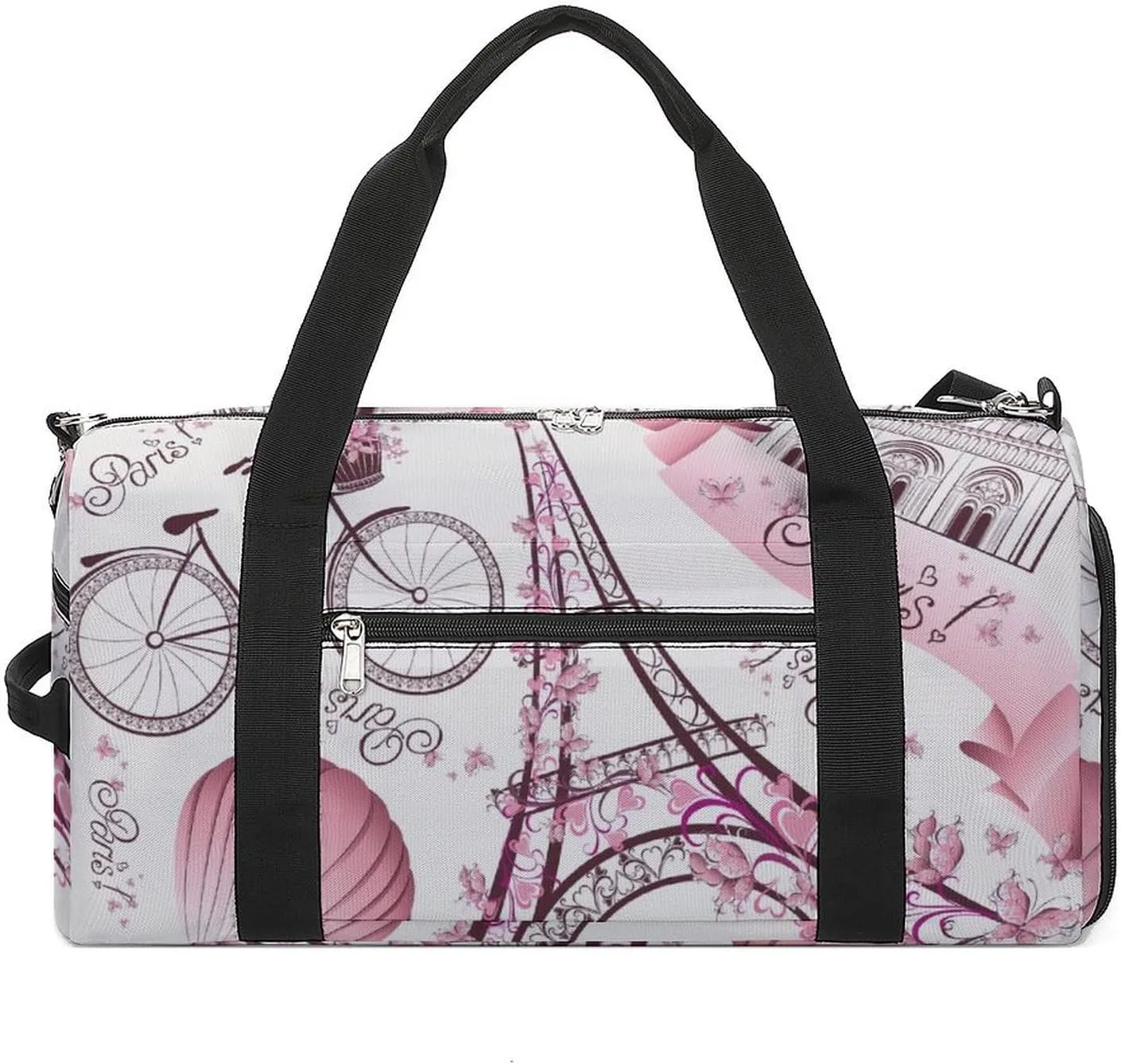 Psychedelic Sun Moon Stars Tie Dye Fitness Bag with Large Capacity Backpack And Waterproof Bag
