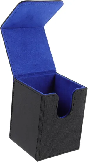 Pu Leather Trading Card Box Gaming Cards Storage Case for Home Compact Size Scratch Lining