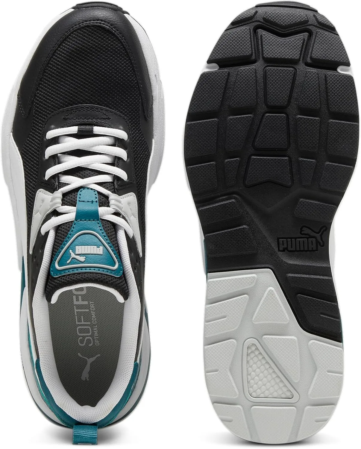 PUMA Men's VIS2K Shoes, Black, 7