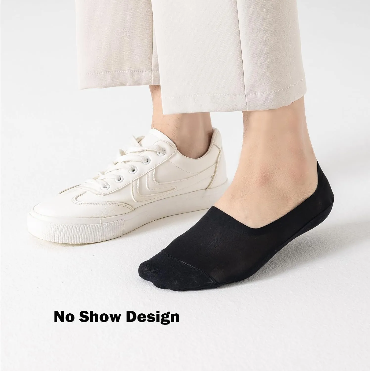Quick-Drying Travel Thin Socks Women Lightweight Breathable Nylon Non Slip No Show Socks