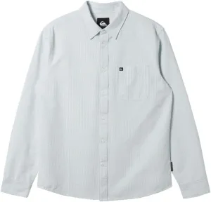 Quiksilver - Mens Smoke Trail Oxford Shirt, Color Skyway PRNT 4, Size: X-Large