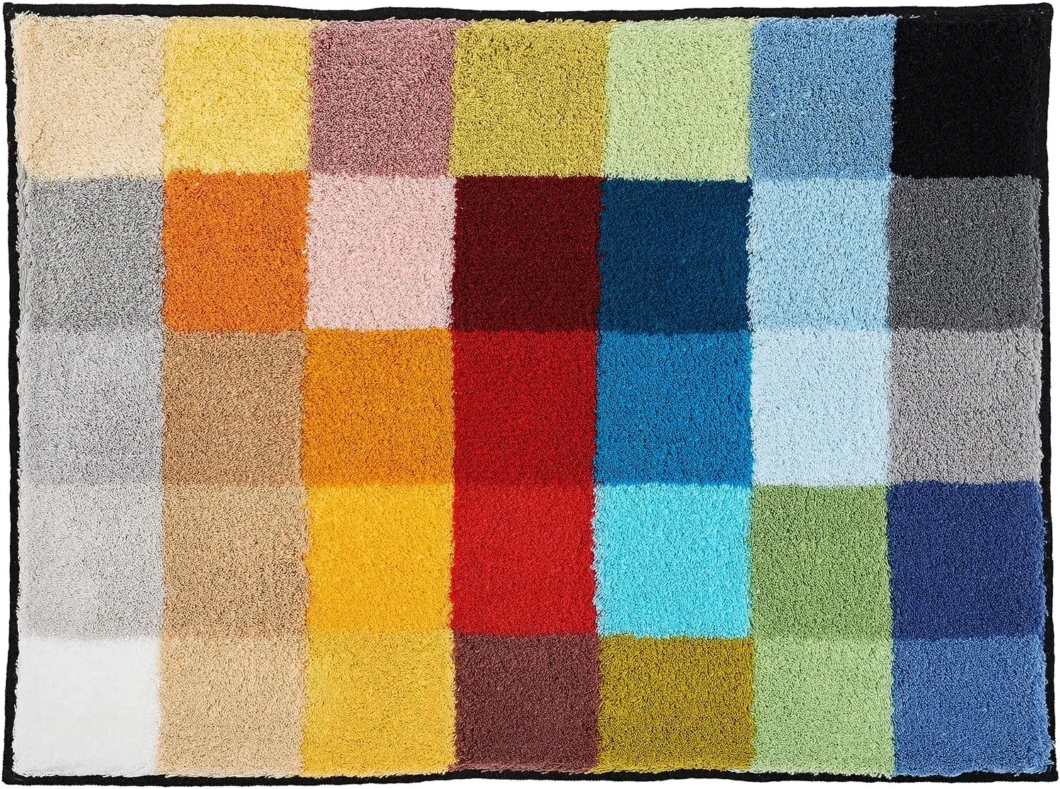 "Cubetto Bath Mat, Multi-Colour, 85 x 145 cm