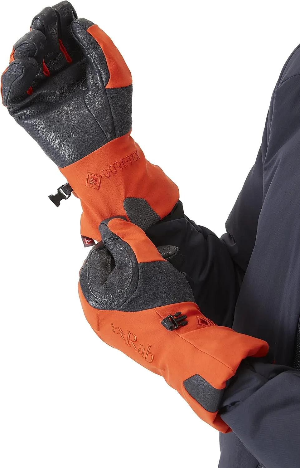 Rab Pivot GTX Waterproof Breathable Gore-tex Leather Gloves for Ice Climbing and Mountaineering
