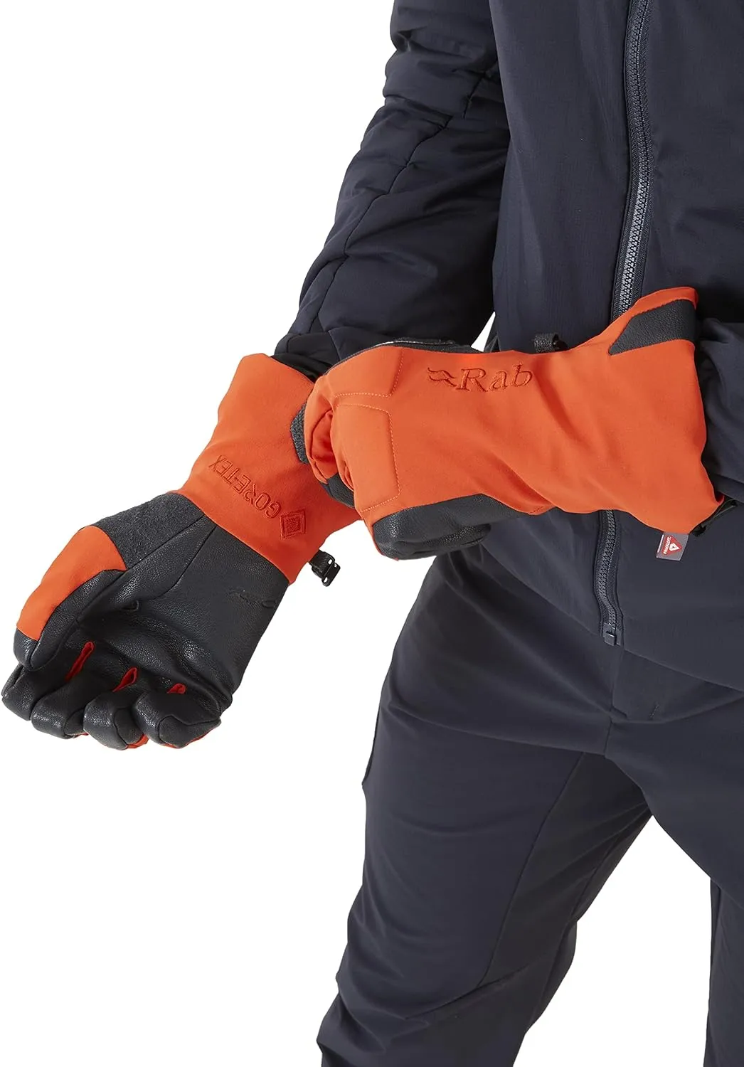 Rab Pivot GTX Waterproof Breathable Gore-tex Leather Gloves for Ice Climbing and Mountaineering
