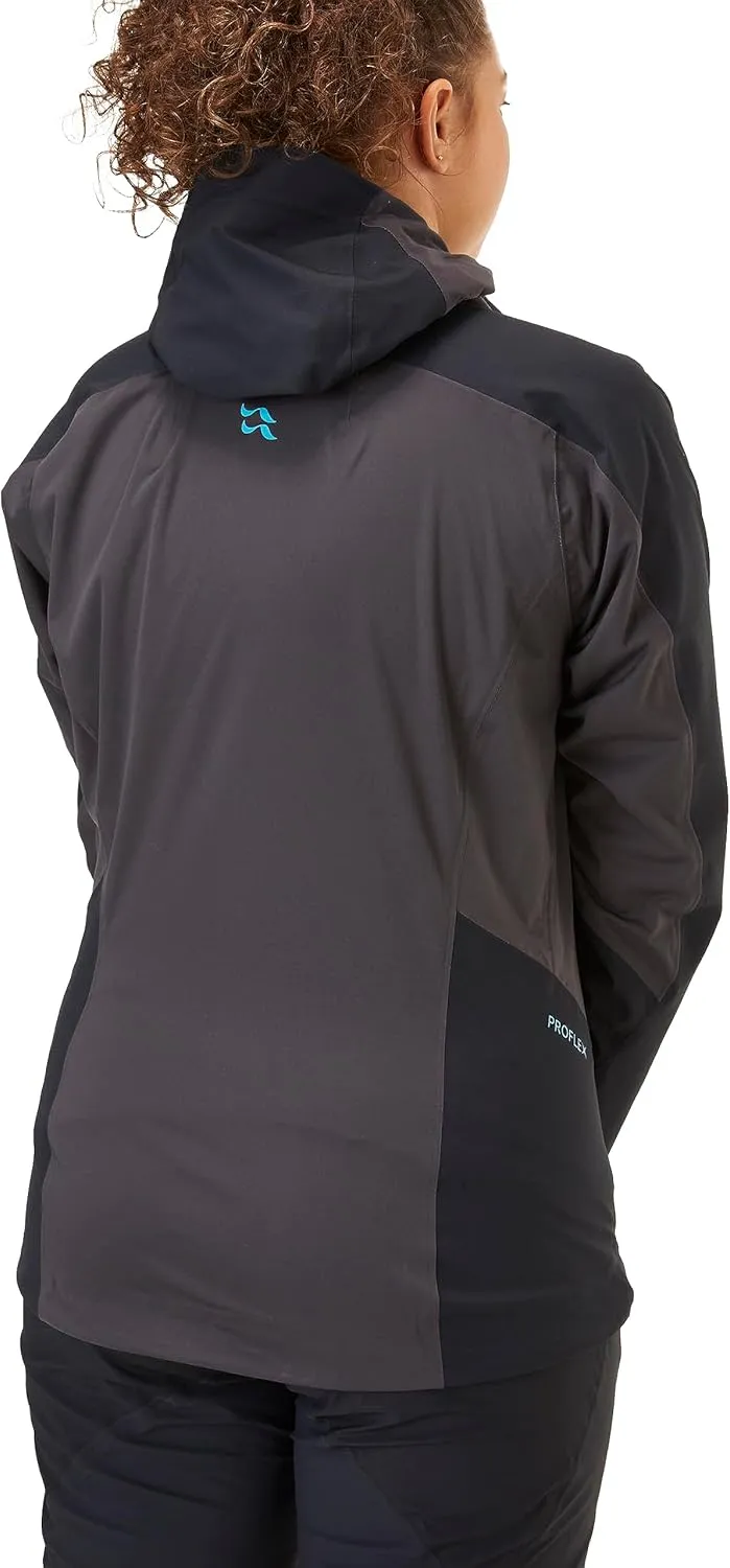 Rab Women’s Kinetic Alpine 2.0 Waterproof Breathable Jacket for Climbing & Mountaineering.