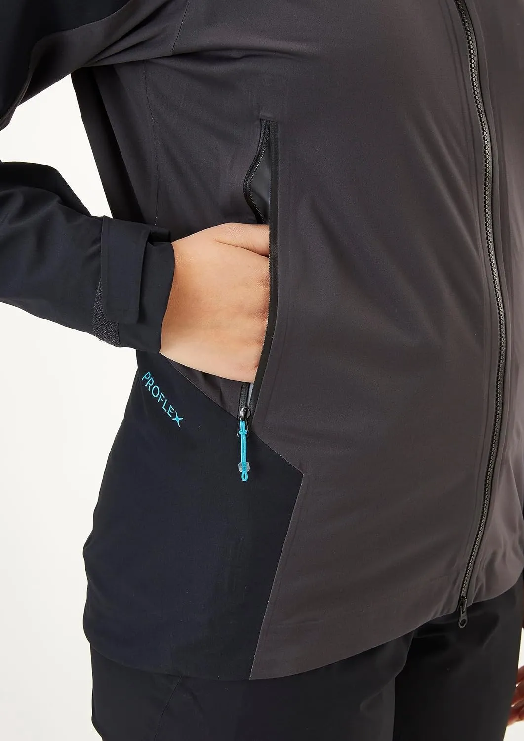 Rab Women’s Kinetic Alpine 2.0 Waterproof Breathable Jacket for Climbing & Mountaineering.