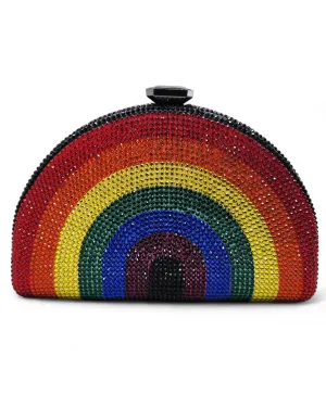 Rainbow Crossbody Clutch