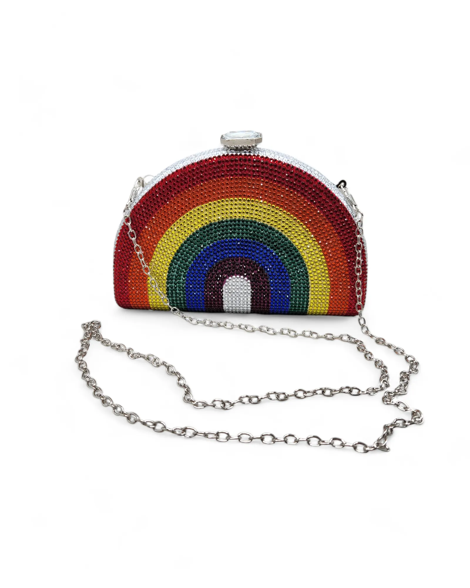 Rainbow Crossbody Clutch