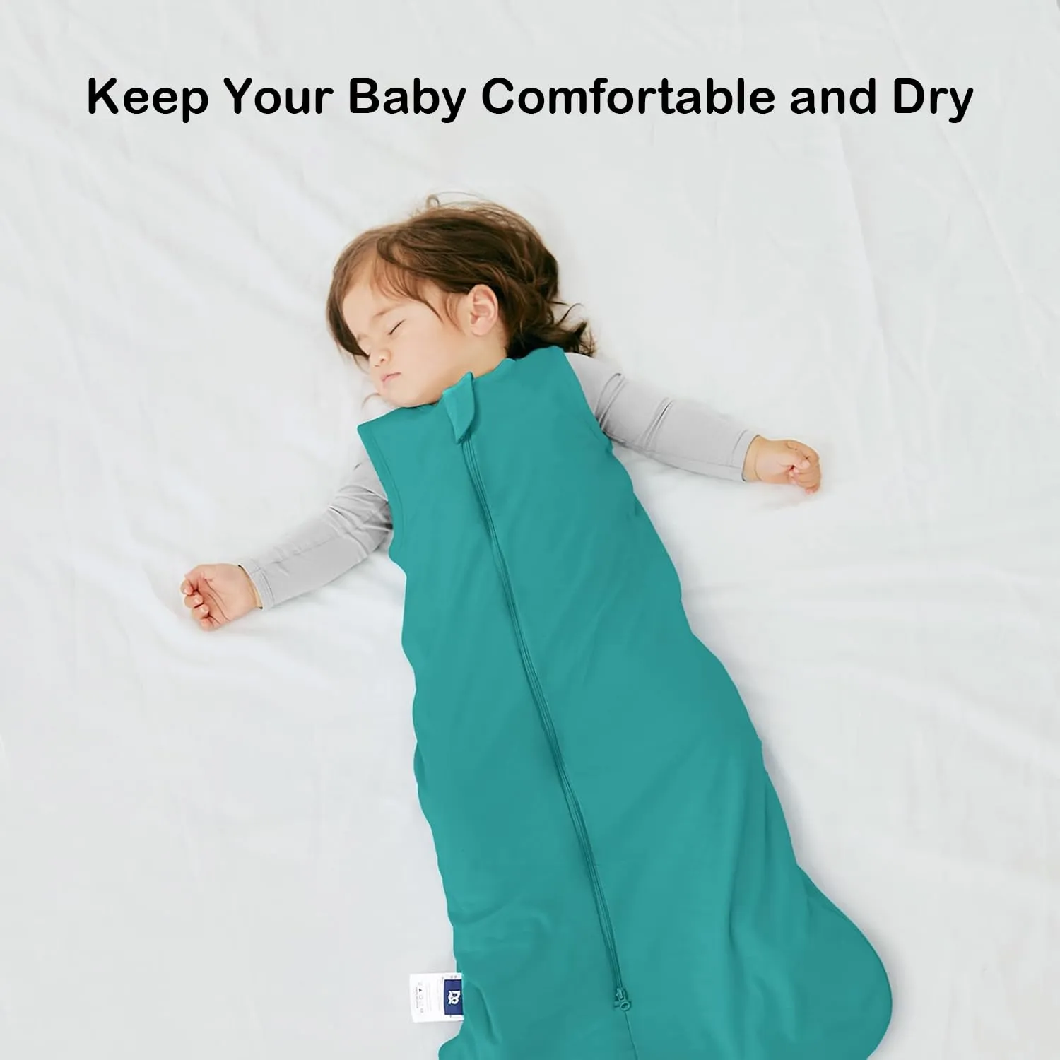 Rayon Made from Bamboo Sleep Sack 24-36 Months 2.5 Tog Ultra Soft Baby Wearable Blanket Toddler Sleeping Sack 2t-3t for Babies Unisex 2-Way Zipper 3t Baby Sleeping Bag Lightweight Extra Large Long XXL