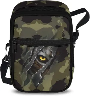 Rchsmod Mini Crossbody Sling Bag for Women Men Small Purse Waist Fanny Pack Shoulder Belt Bag Backpack Daypack