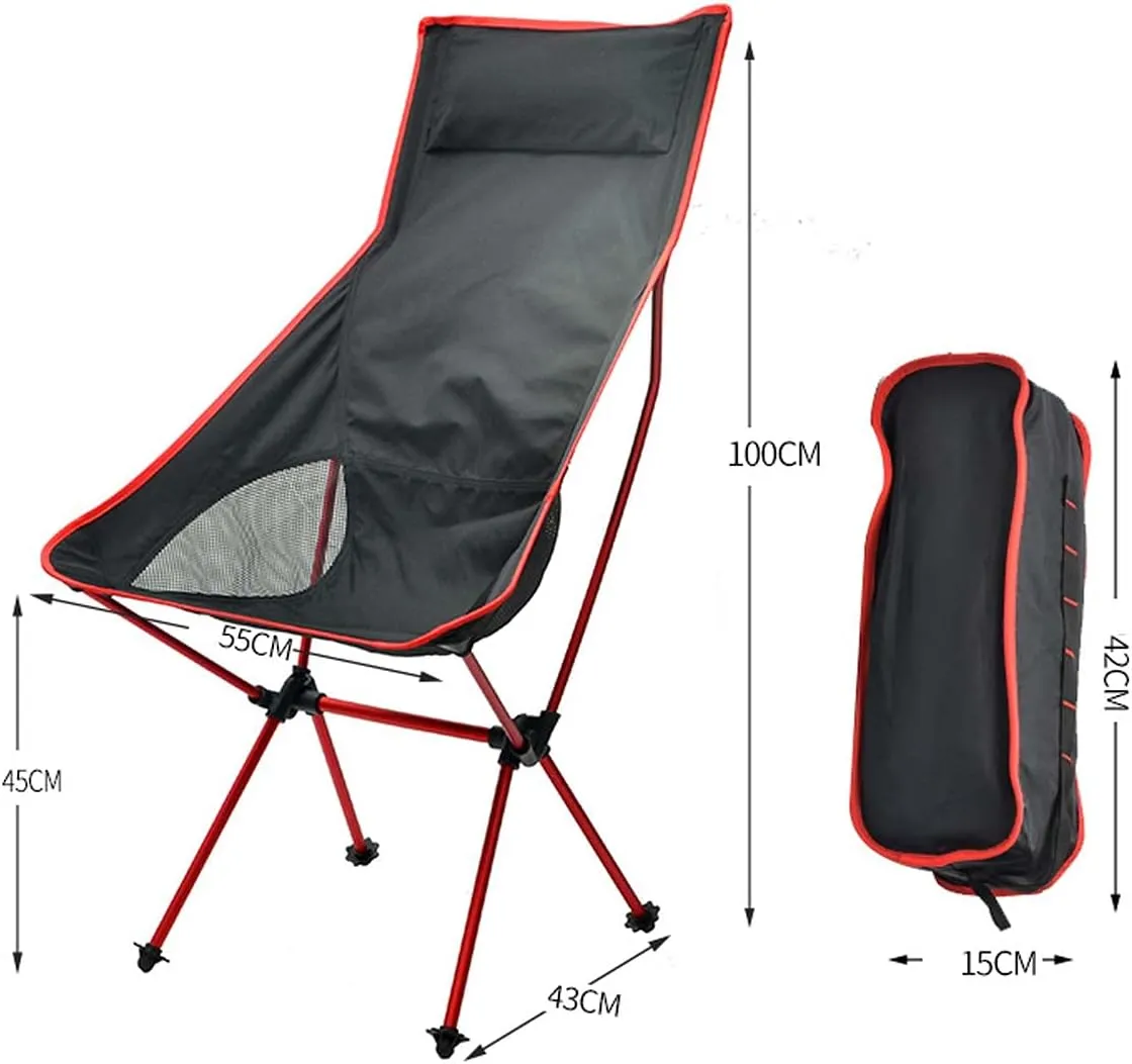Recliner Chair,Ultralight Folding Chair Portable Folding Chair, Outdoor Lawn Chair, Beach Chair for Camping, BBQ, Beach, Travel, Picnic, Festival, with Carry Bag,A