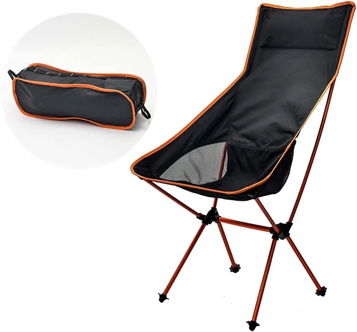 Recliner Chair,Ultralight Folding Chair Portable Folding Chair, Outdoor Lawn Chair, Beach Chair for Camping, BBQ, Beach, Travel, Picnic, Festival, with Carry Bag,A