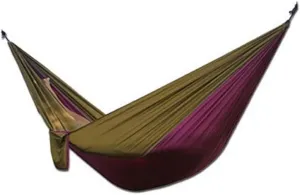 Recreation Camping Hammock Double & Single Portable Hammocks, Lightweight Nylon Parachute Hammocks for Backpacking, Travel, Beach, Backyard, Patio, Hiking Gifts for Hiker