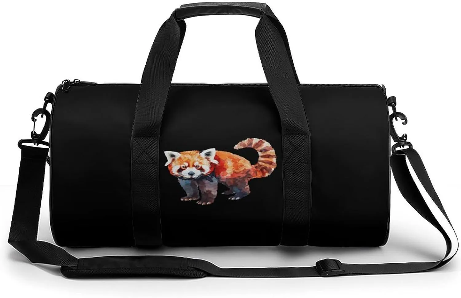 Red Panda Gym Bag for Men Women Duffle Bags Travel Tote