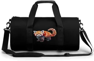 Red Panda Gym Bag for Men Women Duffle Bags Travel Tote
