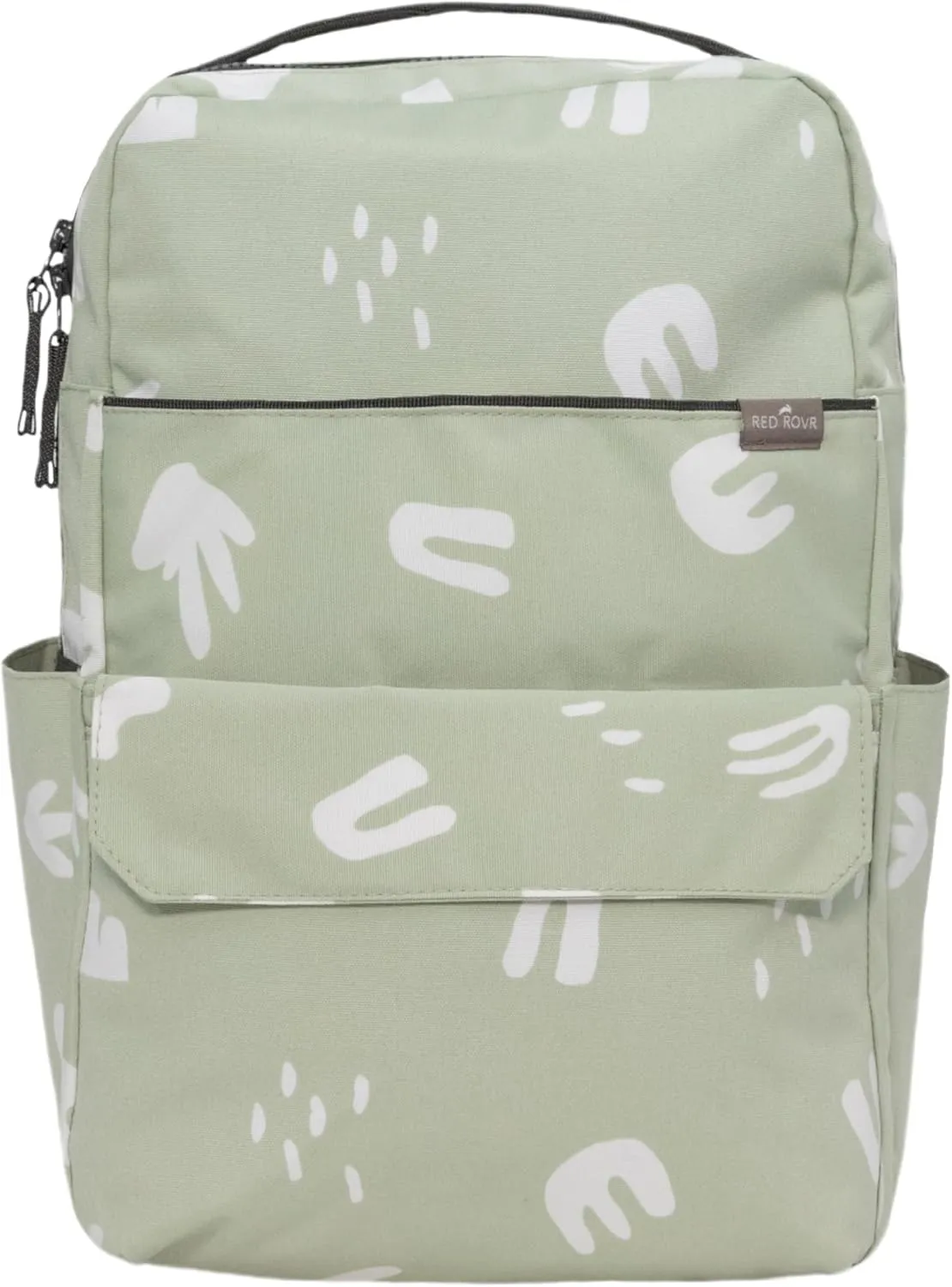 RED ROVR Roo Lightweight 1 LB Diaper Bag Backpack | 11 organizational pockets| Durable & Water-Resistant (Pear Doodle)